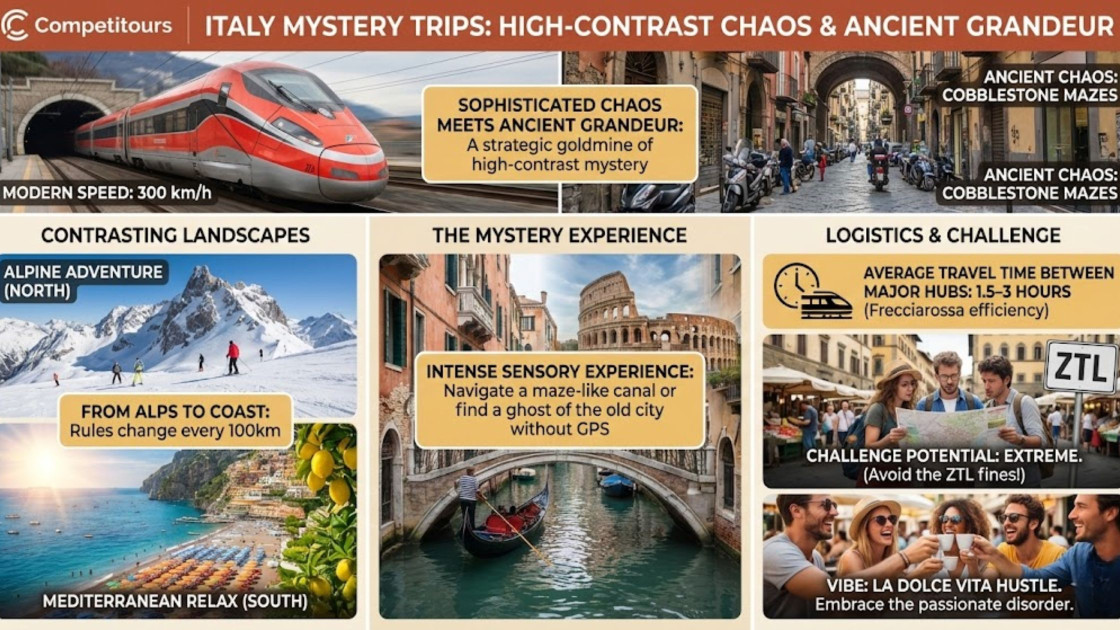 Italy Mystery Trips: The Ultimate Guide for Mystery Trips To and From Italy
