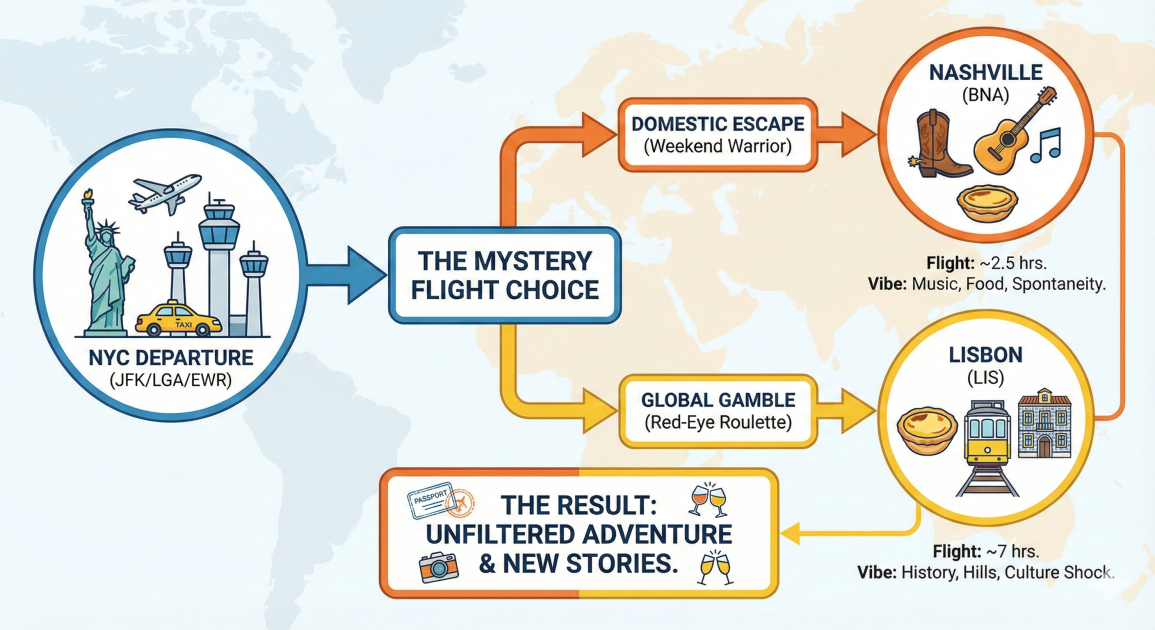 Mystery Flights from New York City