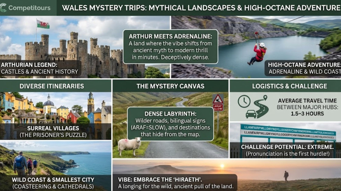 Wales Mystery Trips: The Ultimate Guide for Mystery Trips To and From Wales